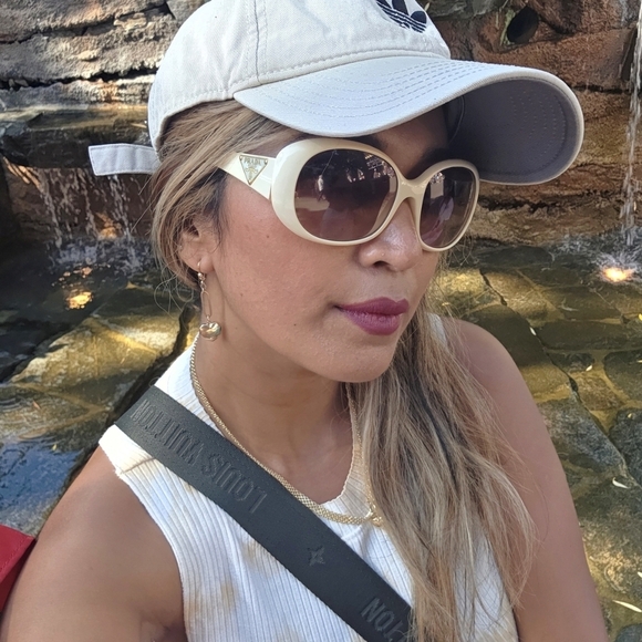 Prada Accessories - Prada Beige Sunglasses